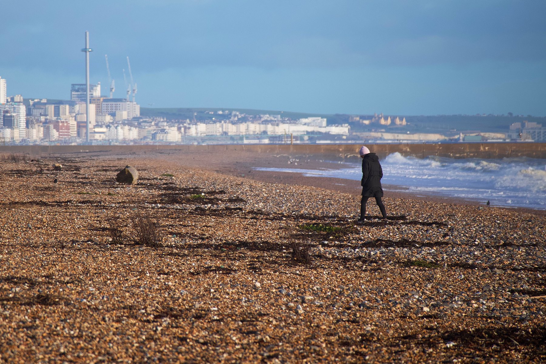 Brighton, as seen from Shoreham Beach.